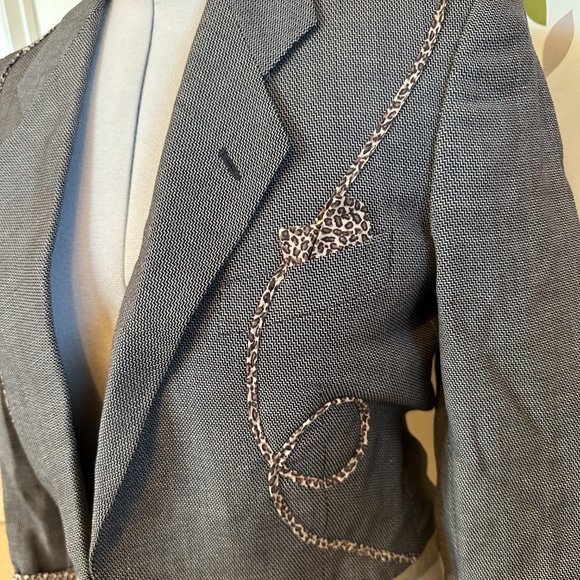 Mani by ARMANI Mens' UPCYCLED Blazer suit jacket - Picture 5 of 12